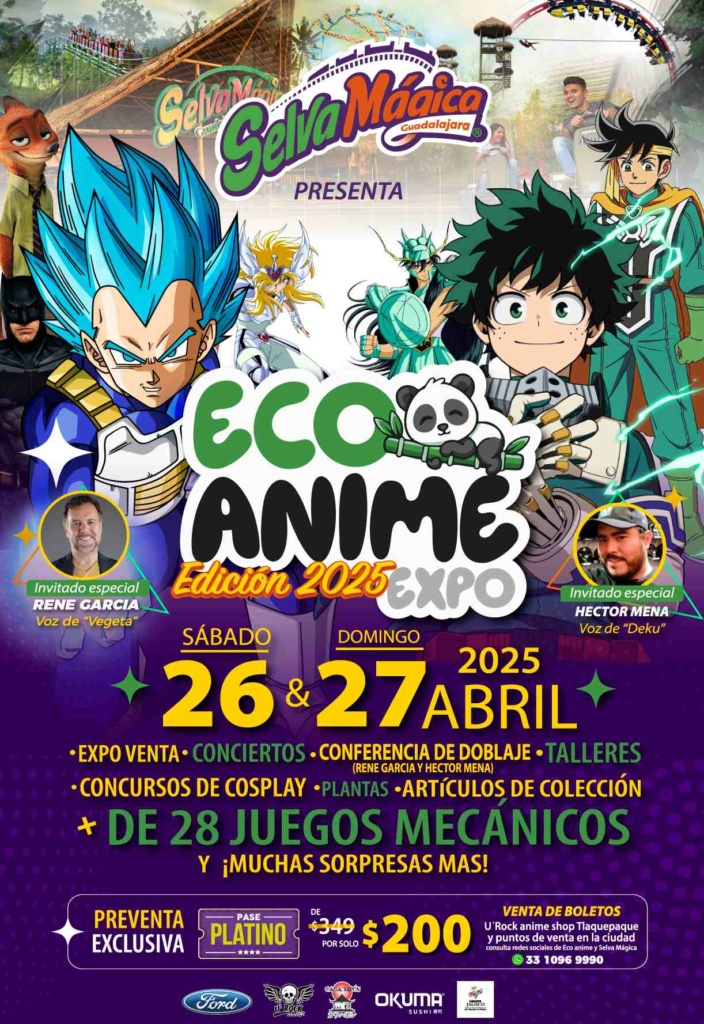 preparate para la eco anime expo en selva magica