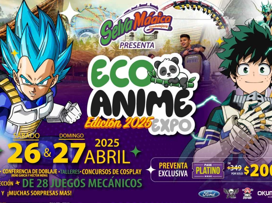 preparate para la eco anime expo en selva magica